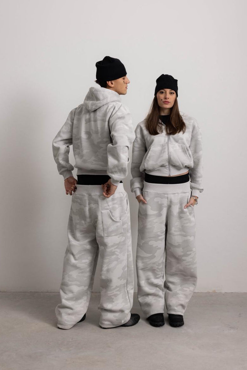 PEARL GREY CAMO HOODIE