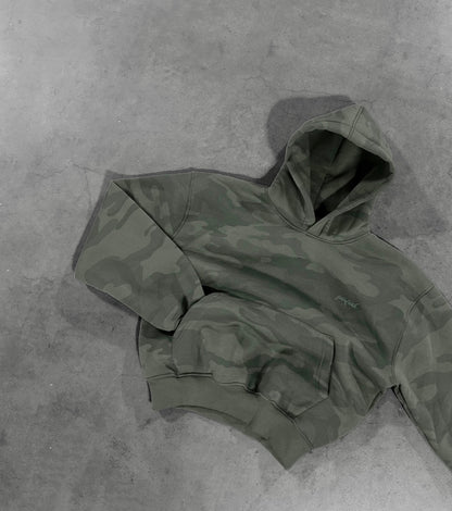 SAGE GREEN CAMO HOODIE