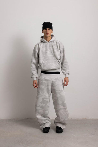 PEARL GREY CAMO PANT