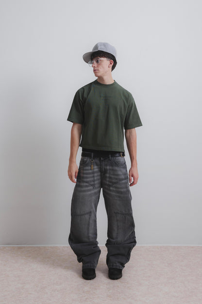 FOREST GREEN BUTTERFLY TEE