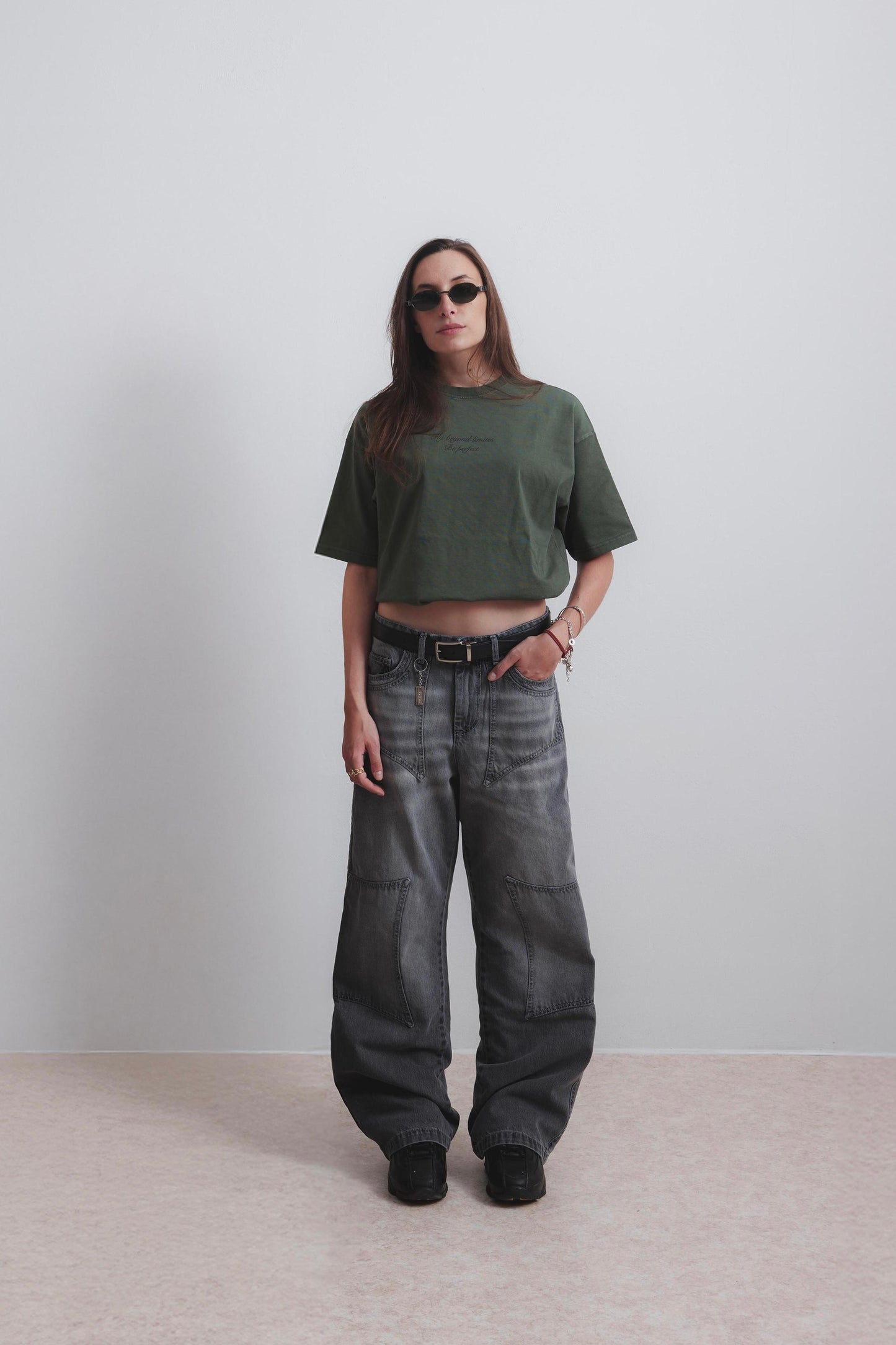 FOREST GREEN BUTTERFLY TEE