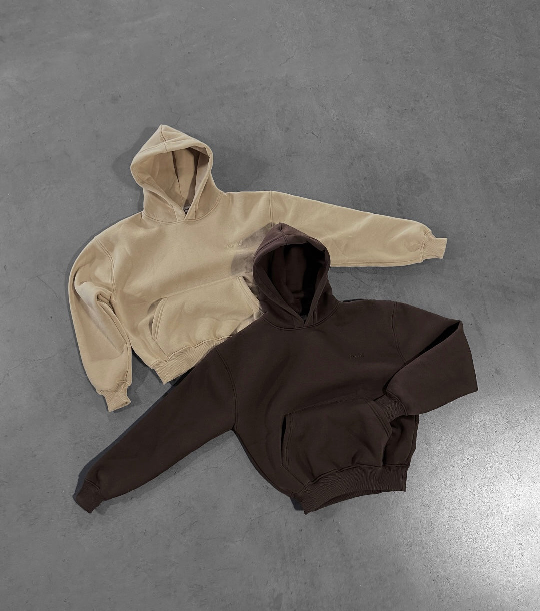DARK BROWN HOODIE