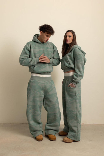 SAGE GREEN CAMO HOODIE