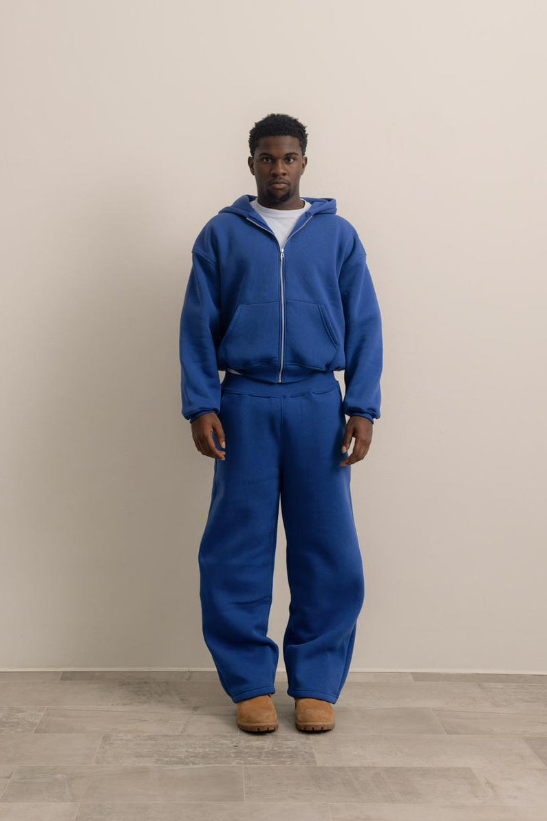 ROYAL BLUE ZIP HOODIE