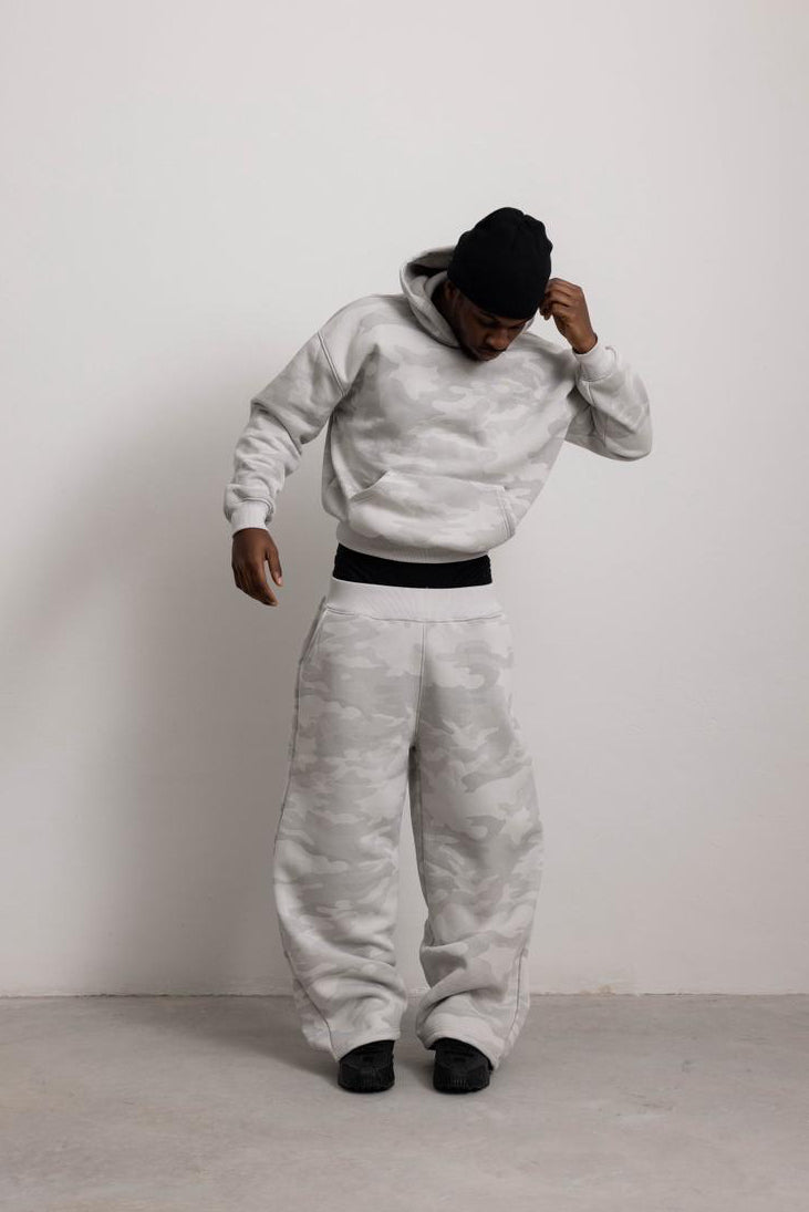 PEARL GREY CAMO HOODIE