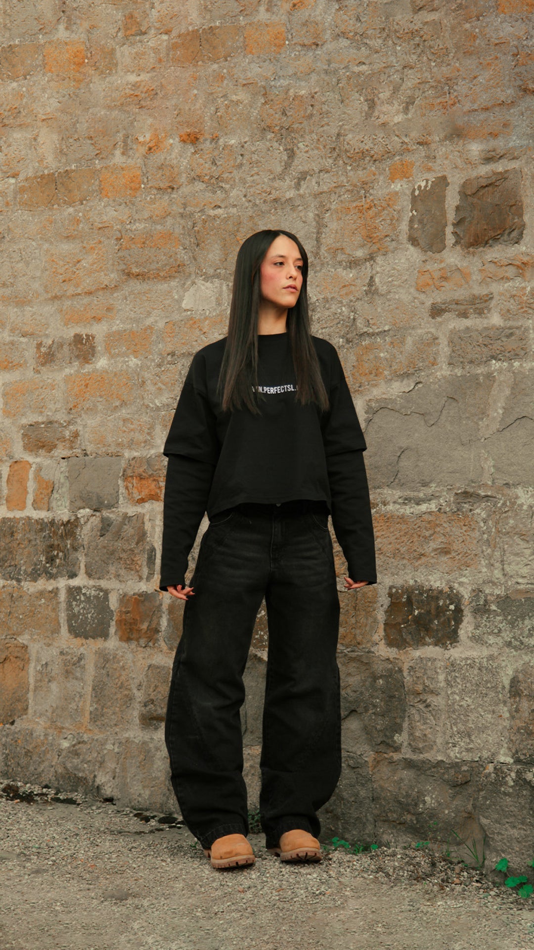 BLACK TRIPLE-W LONGSLEEVE