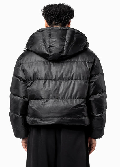 DOUBLE-SIDED PUFFER BLACK/RED